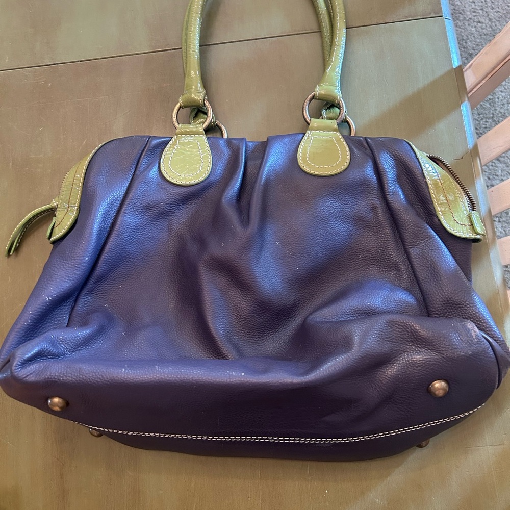 Boden Blue and Green Shoulder Bag - Picture 2 of 7